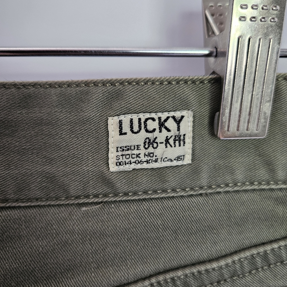 The Lucky Brand Olive Green Cargo Shorts Womens 6/28 - Picture 9 of 14